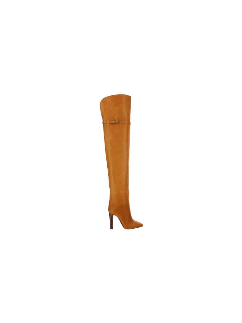 Saint Laurent Jane 105 Boots - Mandorla