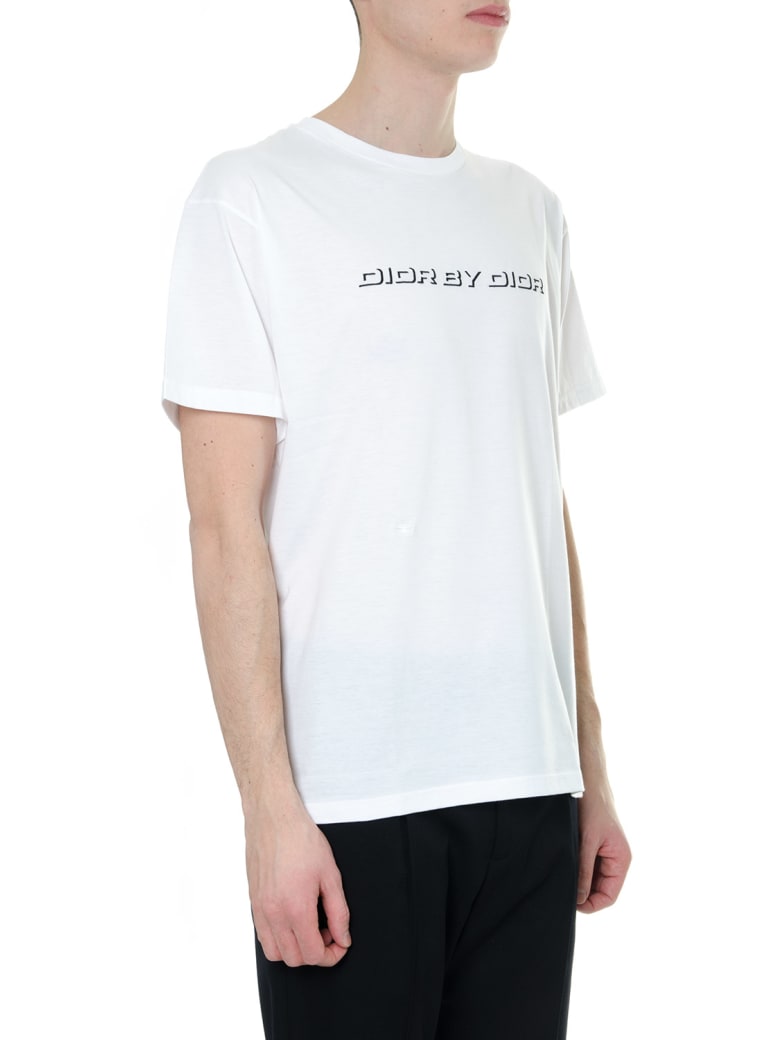 Dior Homme Dior By Dior White Cotton T-shirt | italist
