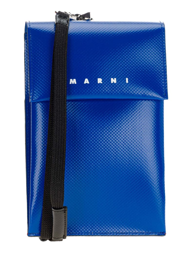 Marni Polyester Phone Holder - ROYAL