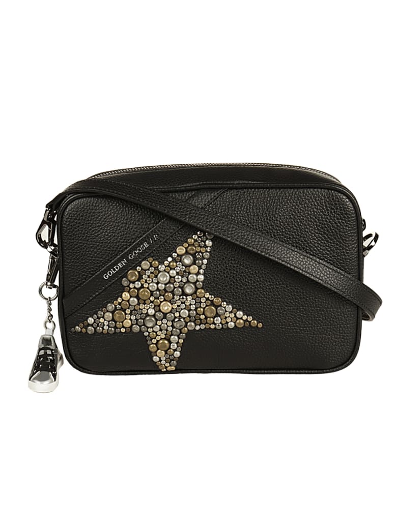 Golden Goose Star Bag Hammered Leather Body Studded Star - 90179