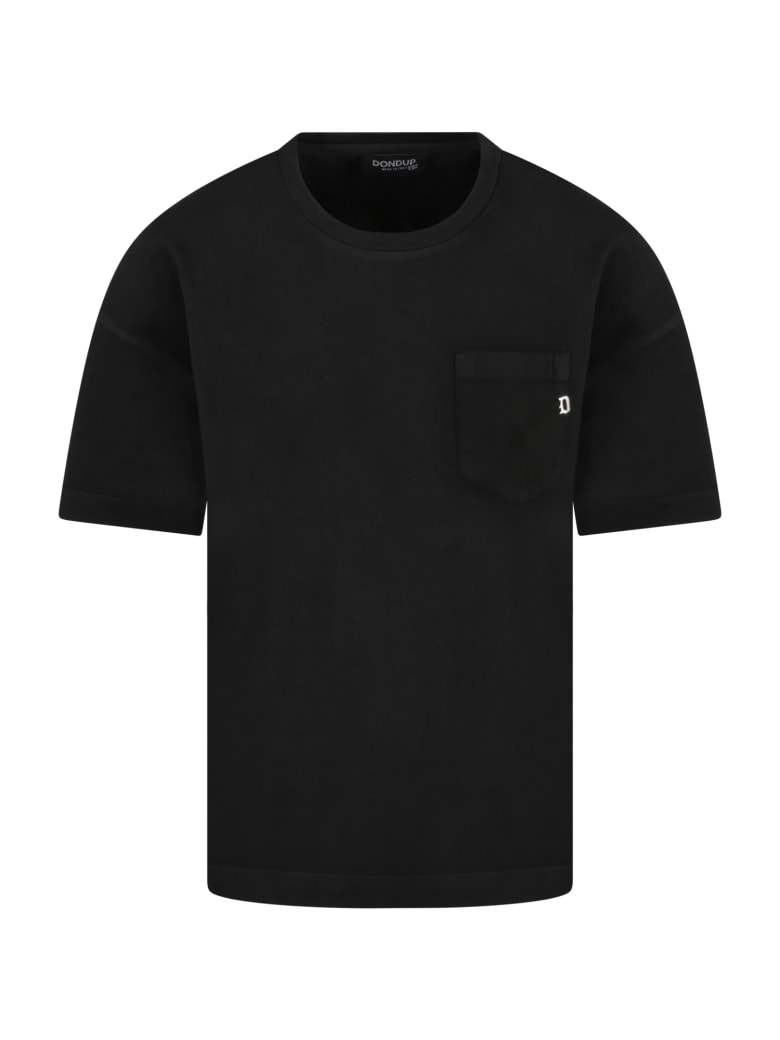 Dondup Black T-shirt For Boy - Black