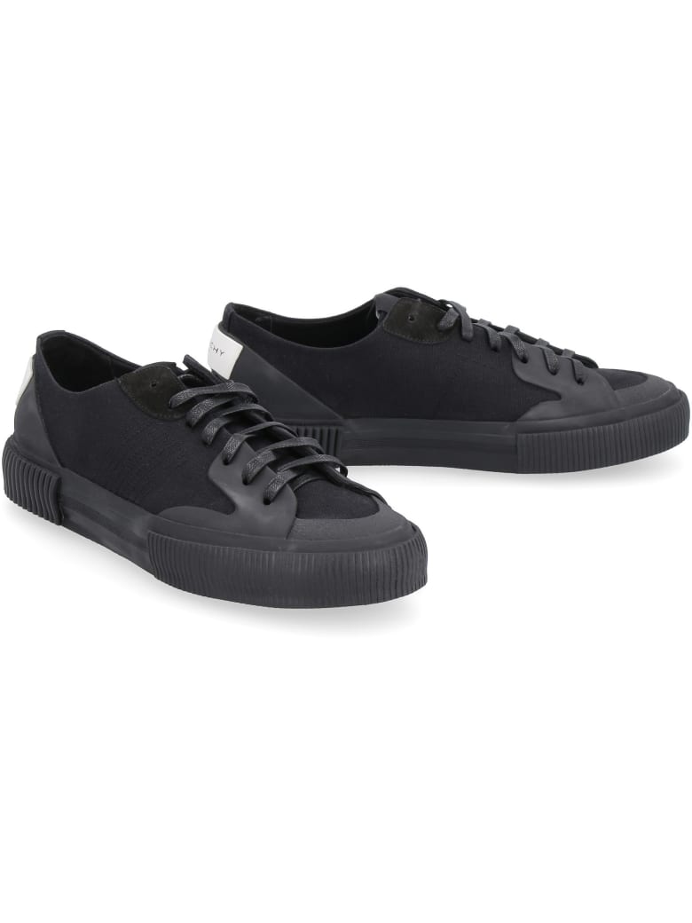 givenchy chain tennis light low sneakers in canvas