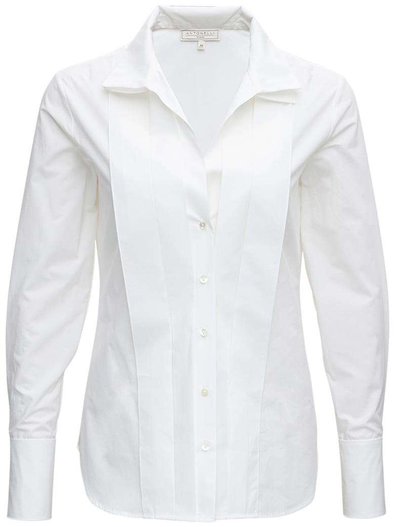 Antonelli White Cotton Shirt - White