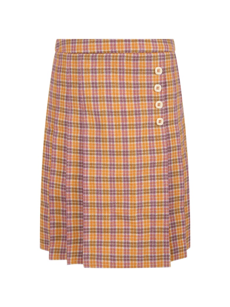 Gucci Multicolor Skirt For Girl - Multicolor