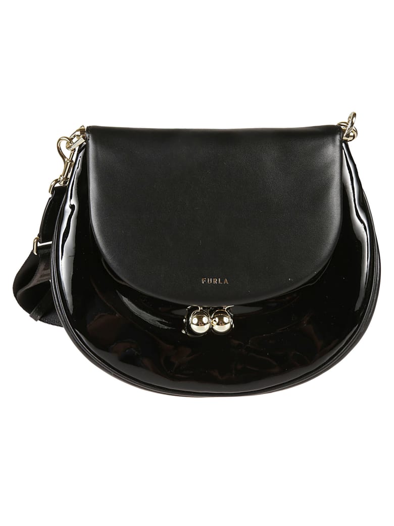 Furla Small Portagioia Crossbody Bag - Black