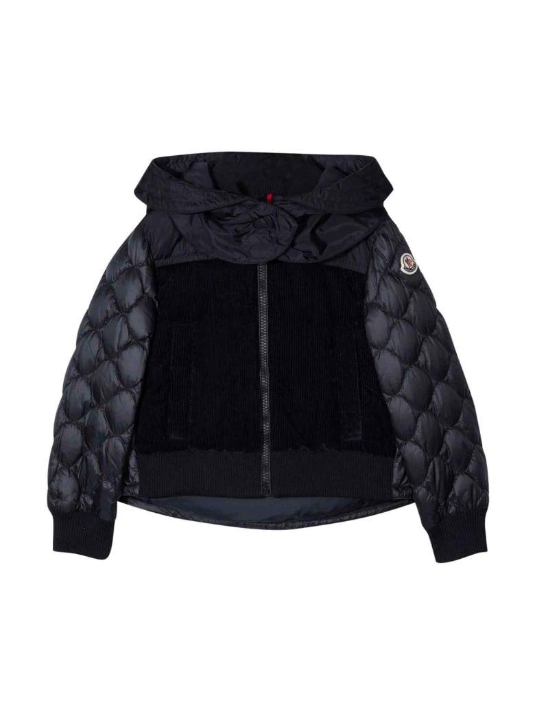 Moncler Black Down Jacket - Blu