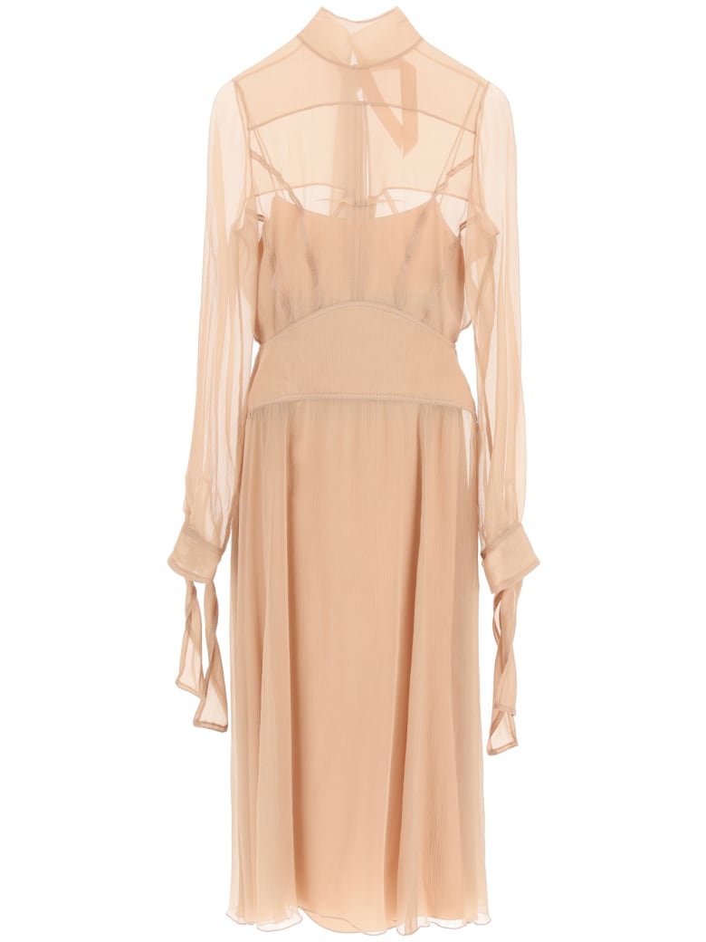 N.21 Silk Midi Dress - CIPRIA (Pink)