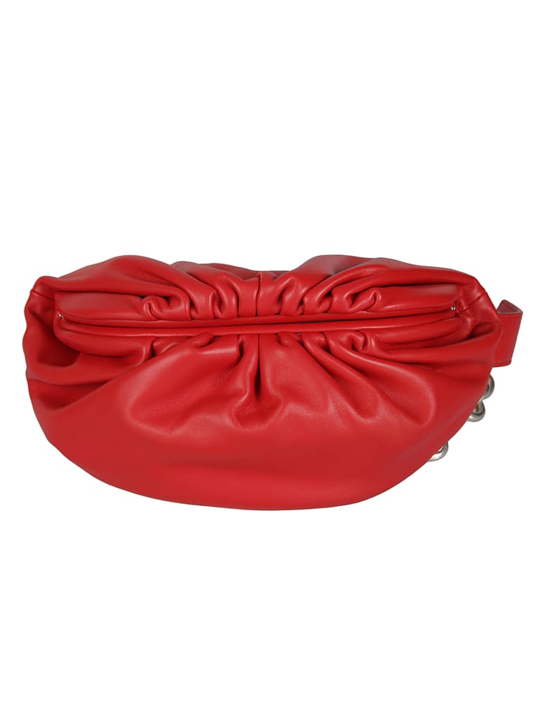 Bottega Veneta The Belt Chain Pouch - Red