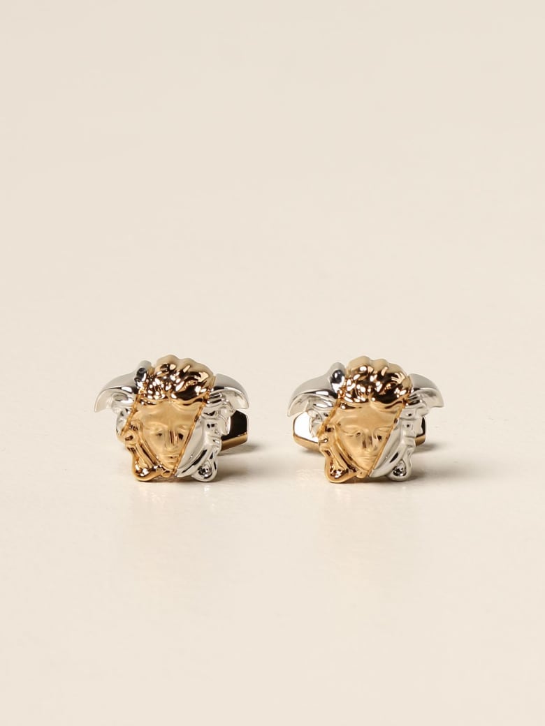Versace Cufflinks Versace Cufflinks With Medusa Head - Gold