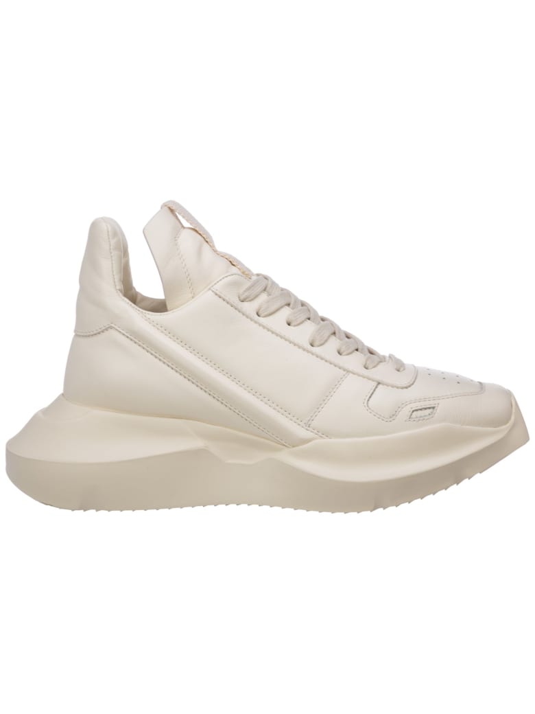 Rick Owens Geth Runner Sneakers - Milk