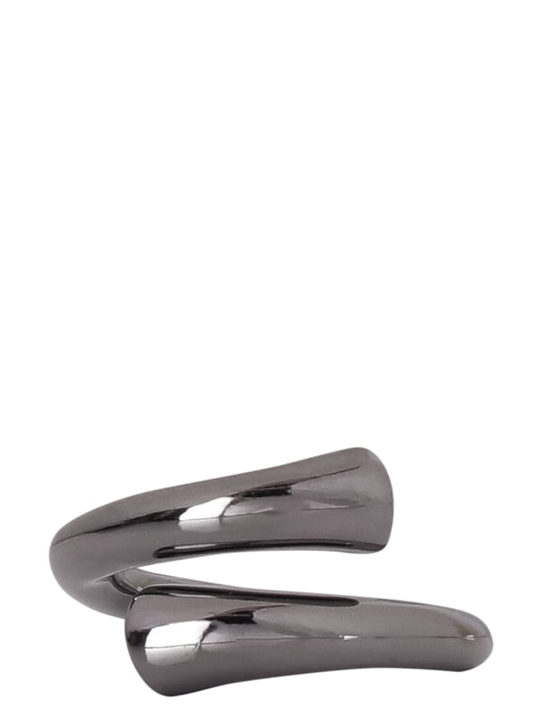 Federica Tosi Tube Brass Ring - silver