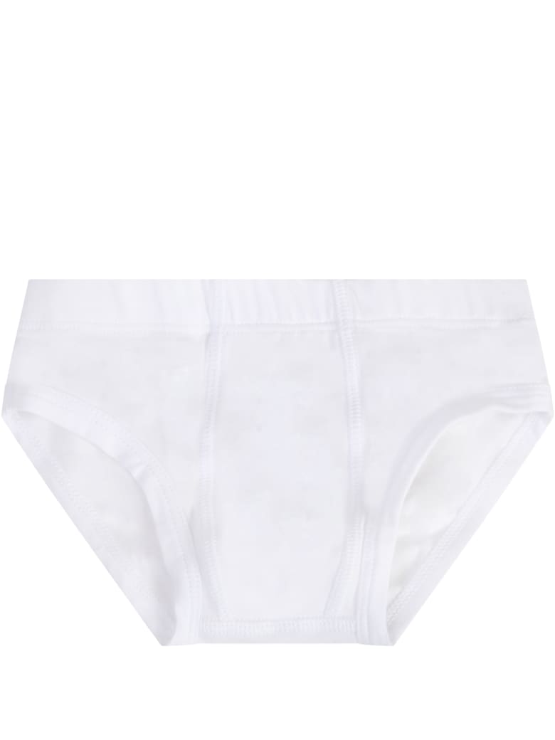 Story loris White Boxer For Boy - White