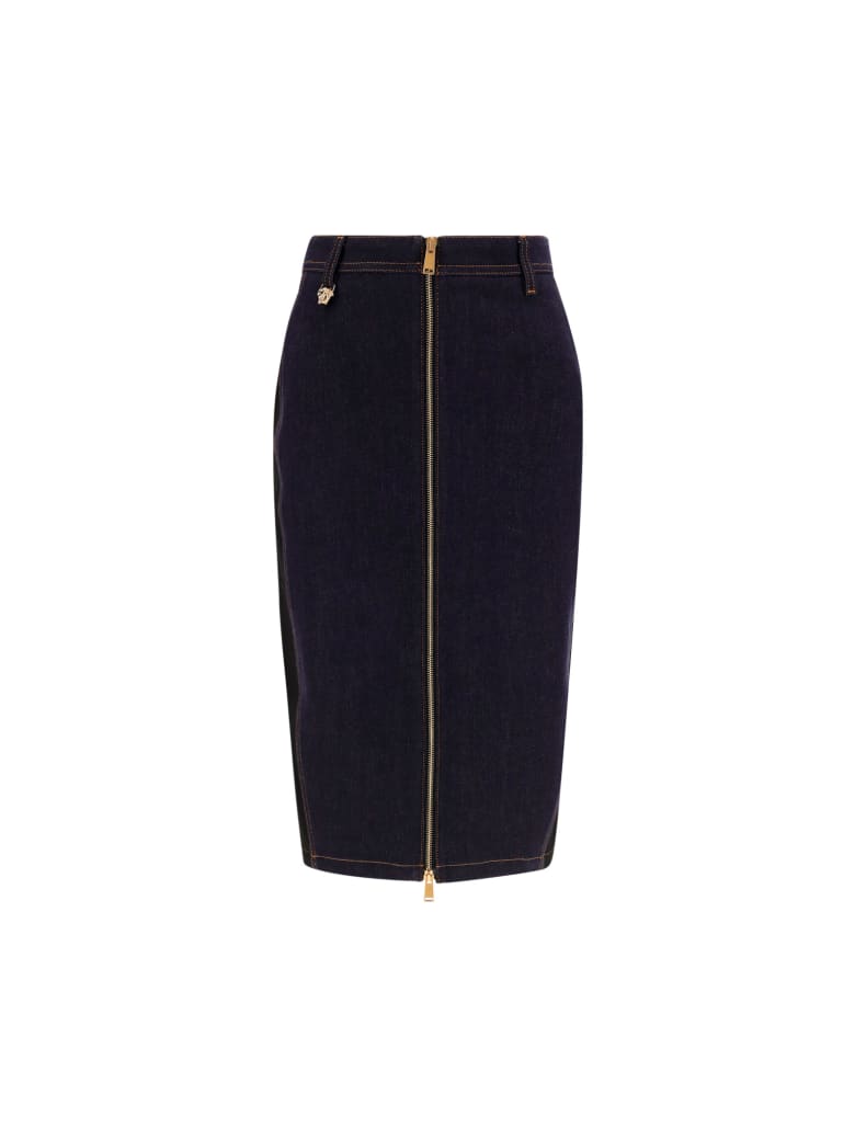 Versace Denim Skirt - Blu Denim