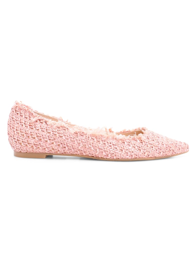 Ras 'harvest' Raffia Ballerina - Pink
