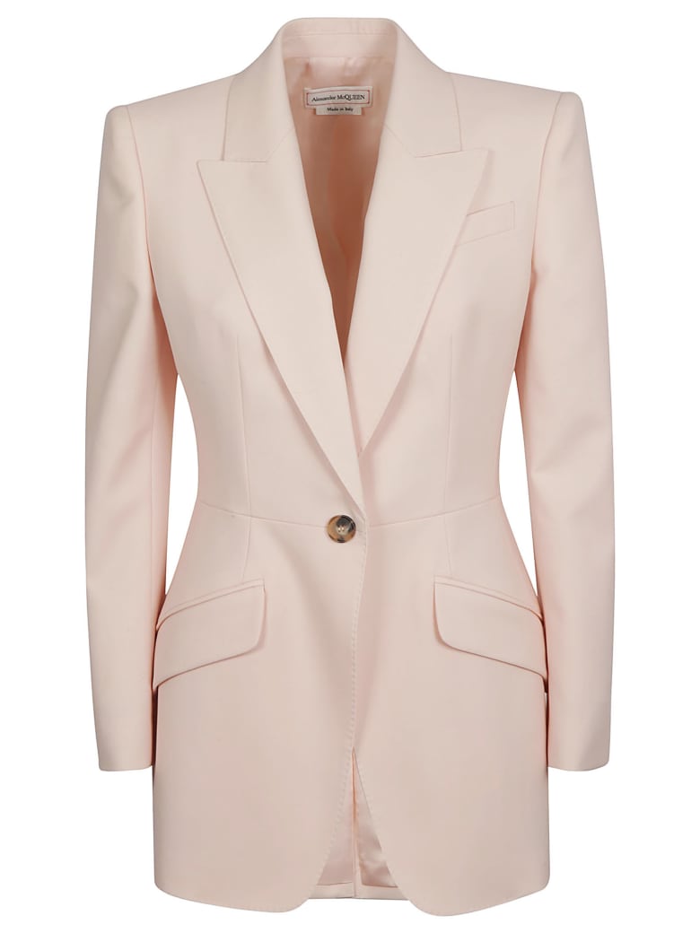Alexander McQueen Single-button Blazer - Rosa