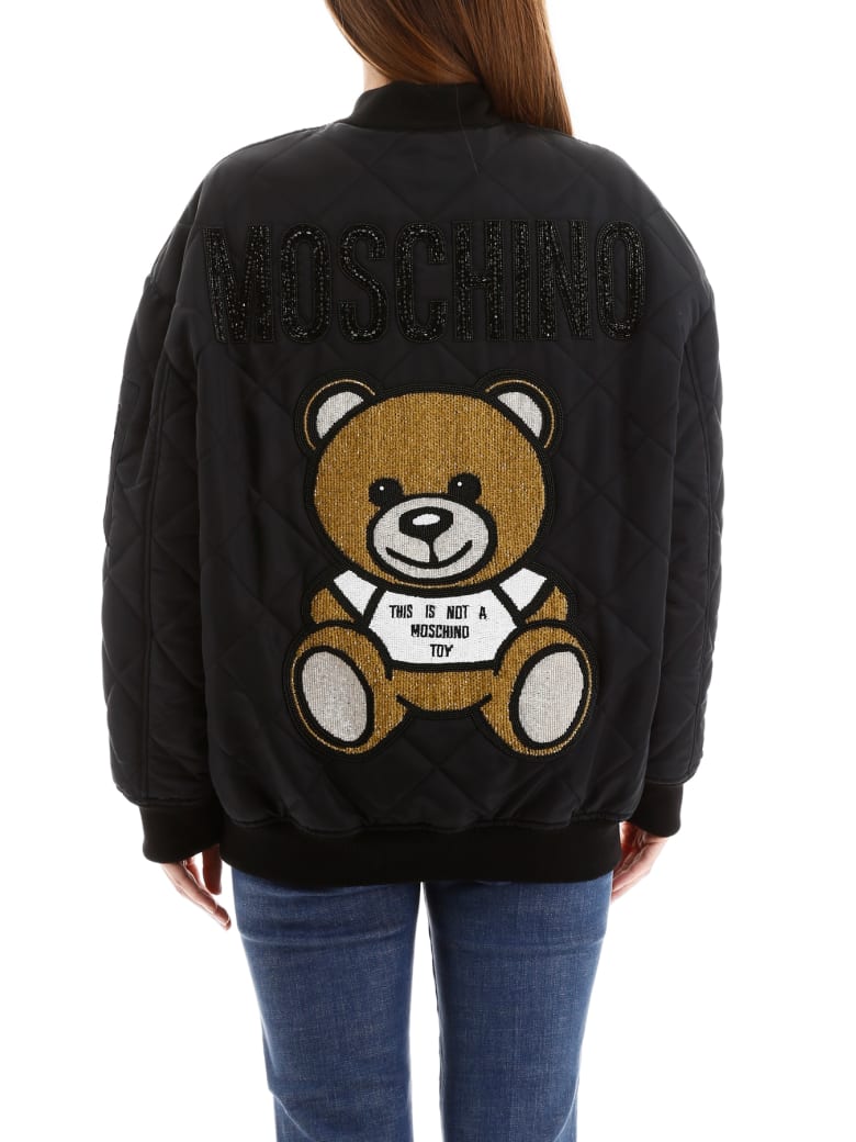 Moschino Teddy Bear Bomber Jacket italist, ALWAYS LIKE A SALE