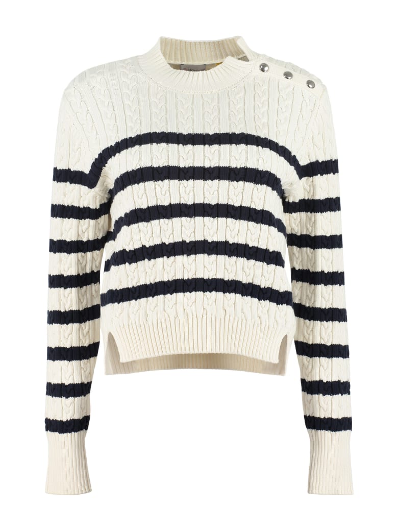 Moncler Genius Cable Knit Pullover - panna