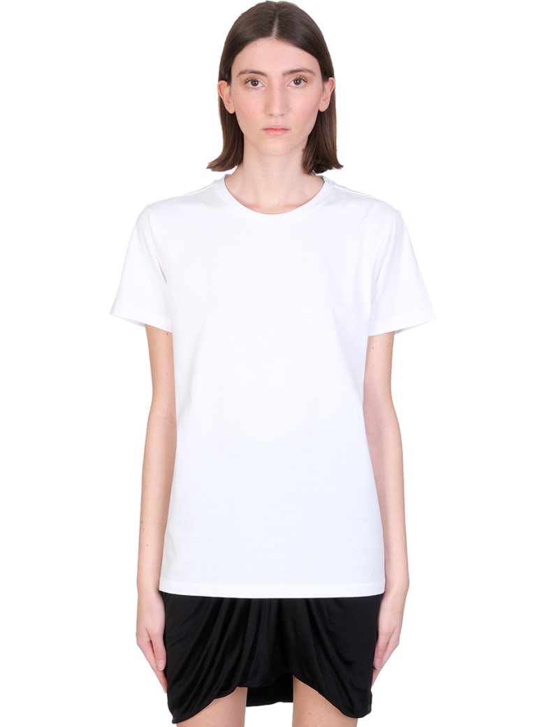 Isabel Marant Annax T-shirt In White Cotton - white