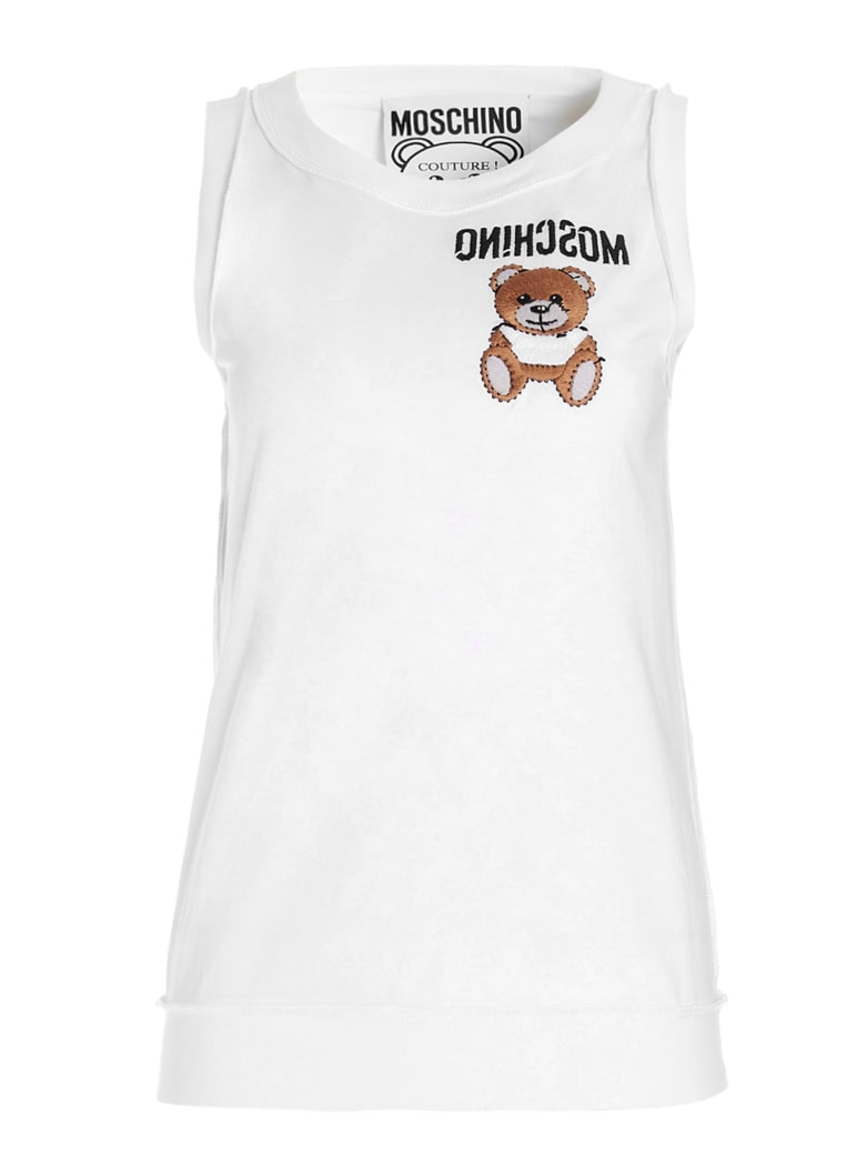 Moschino 'teddy Reverse' Top - White