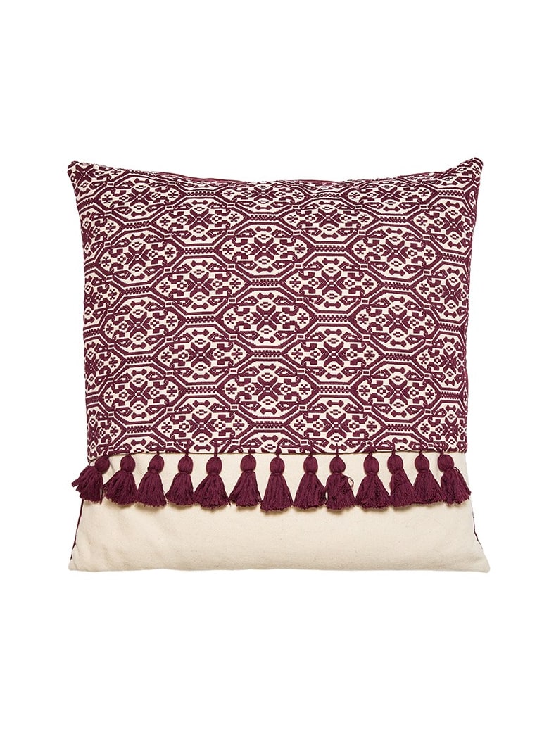 Le Botteghe su Gologone Cushions Trama 80x80 Cm - Red Fantasy