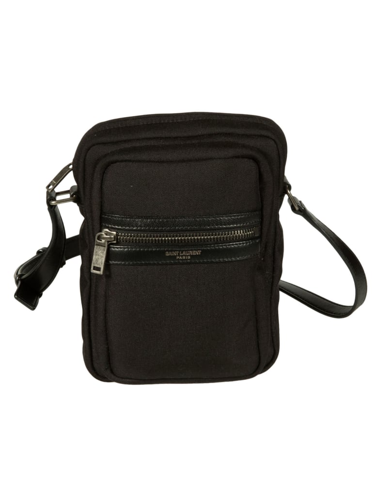 Saint Laurent Adjustable Strap Shoulder Bag - Black