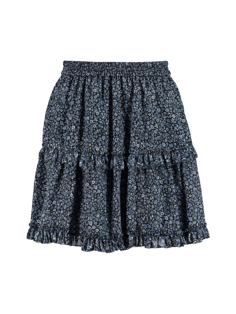 Michael Kors Floral Print Skirt - Celeste