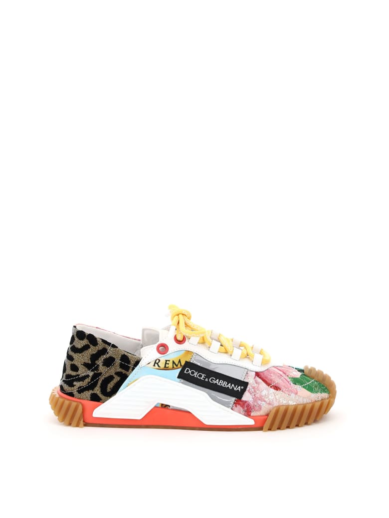 Dolce & Gabbana Sn1 Patchwork Sneakers - Multicolore