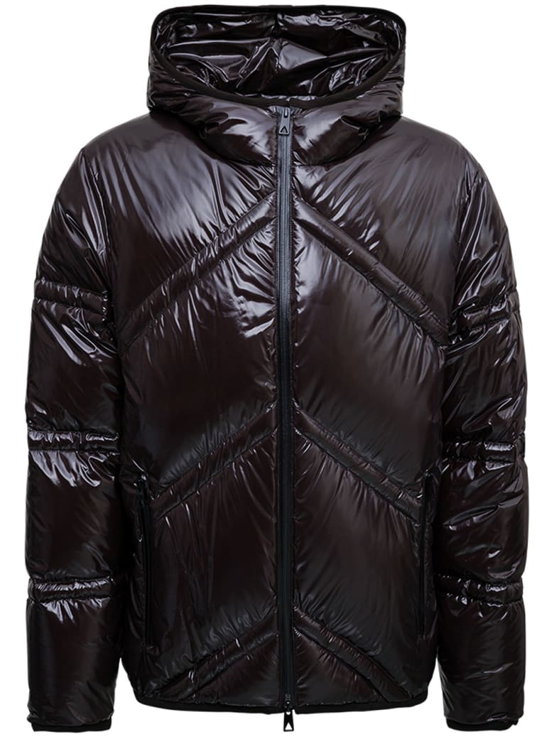 Bottega Veneta Brown Shiny Nylon Down Jacket - Brown