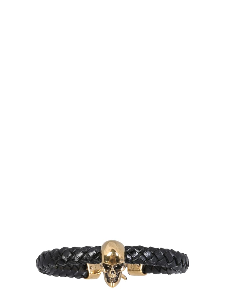 Alexander McQueen Skull Bracelet - Nero