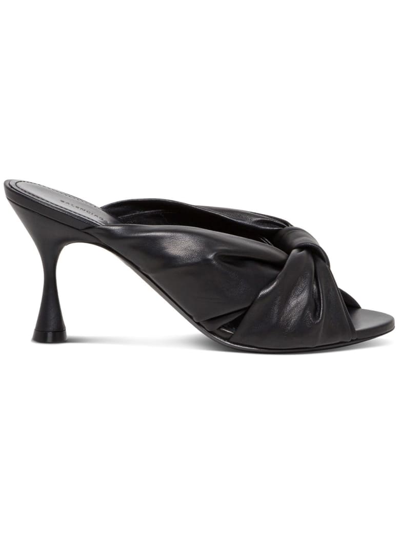 Balenciaga Drapy Mules - Black
