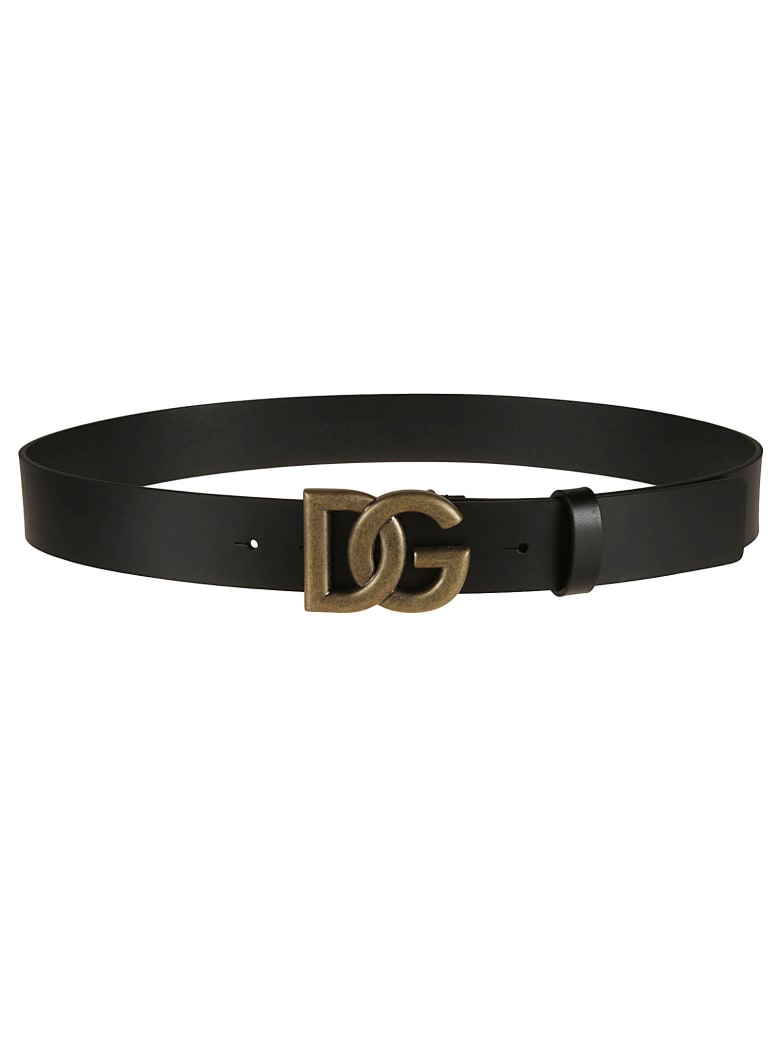 Dolce & Gabbana Logo Buckled Belt - Cuoio