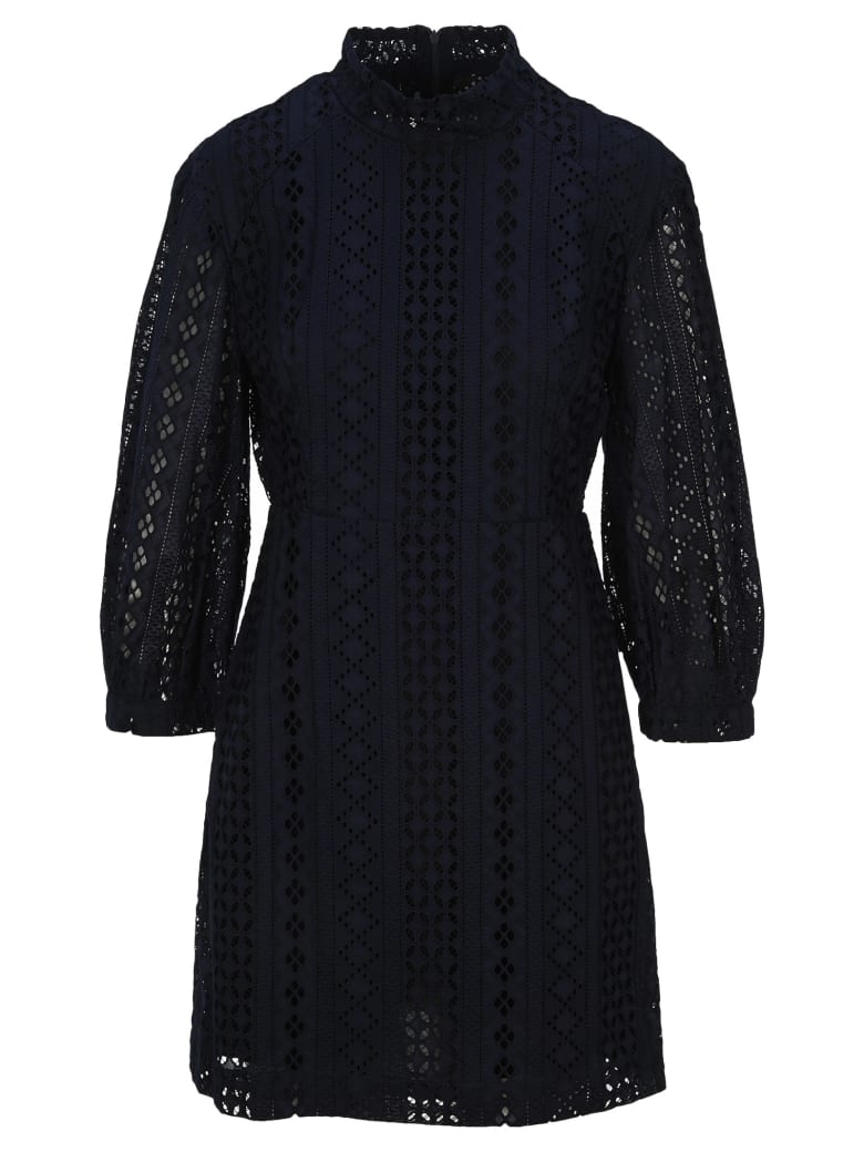 Baum und Pferdgarten Acira Mini Lace Dress - BLUE