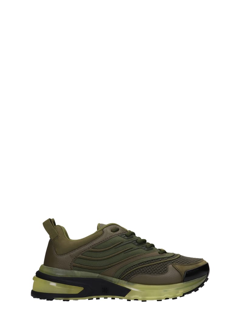 Givenchy Giv 1 Sneakers In Green Synthetic Fibers - green