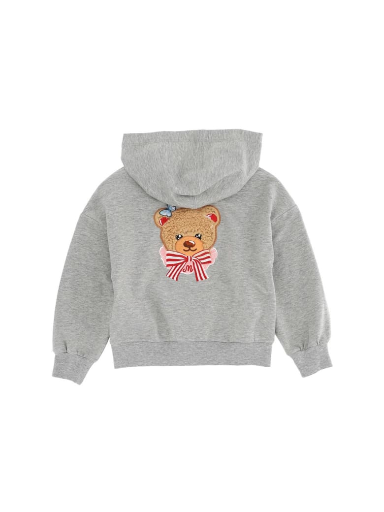 Monnalisa Bear Sweater - Grey