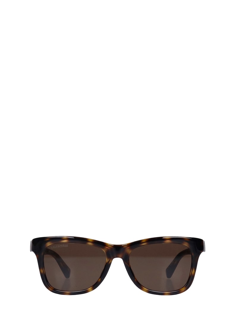 Balenciaga Sunglasses In Brown Acrylic - brown