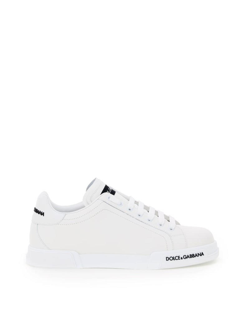 Dolce \u0026 Gabbana Portofino Light Leather Sneakers | italist