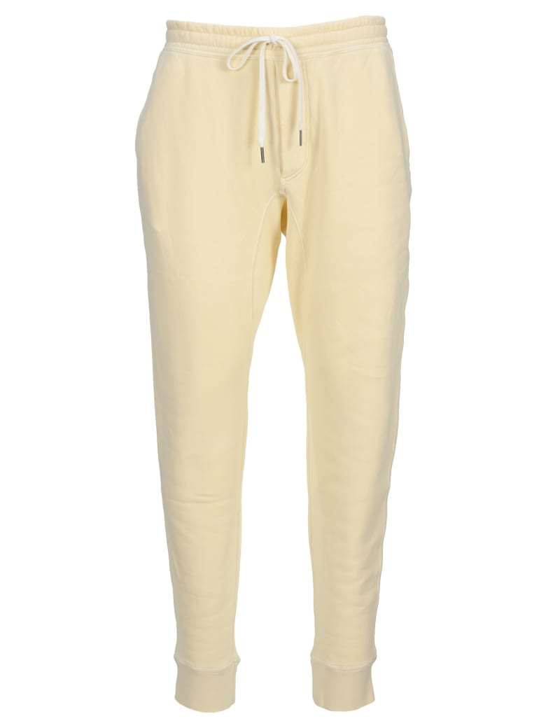 Tom Ford Cotton Track Trousers - WHITE