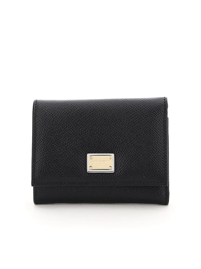 Dolce & Gabbana French Flap Wallet - Nero