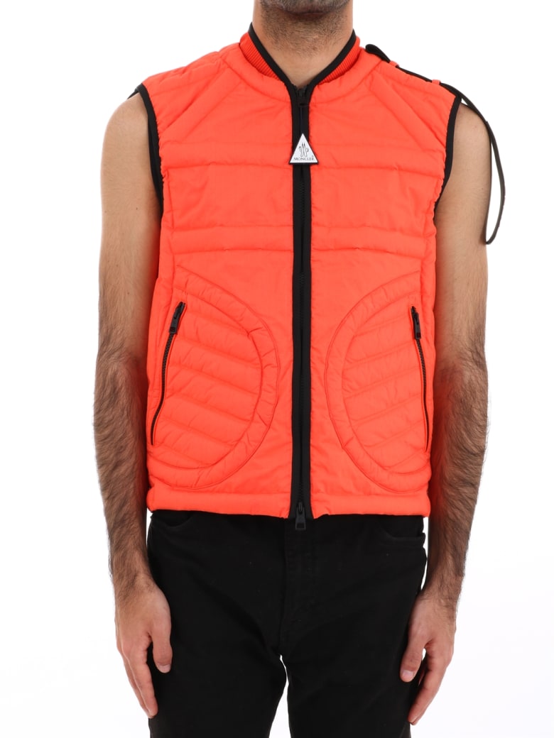 moncler orange vest