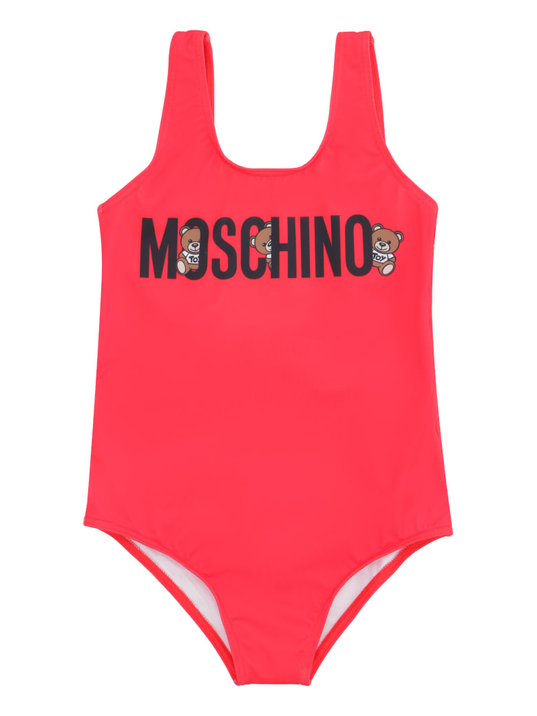 moschino swimsuit red