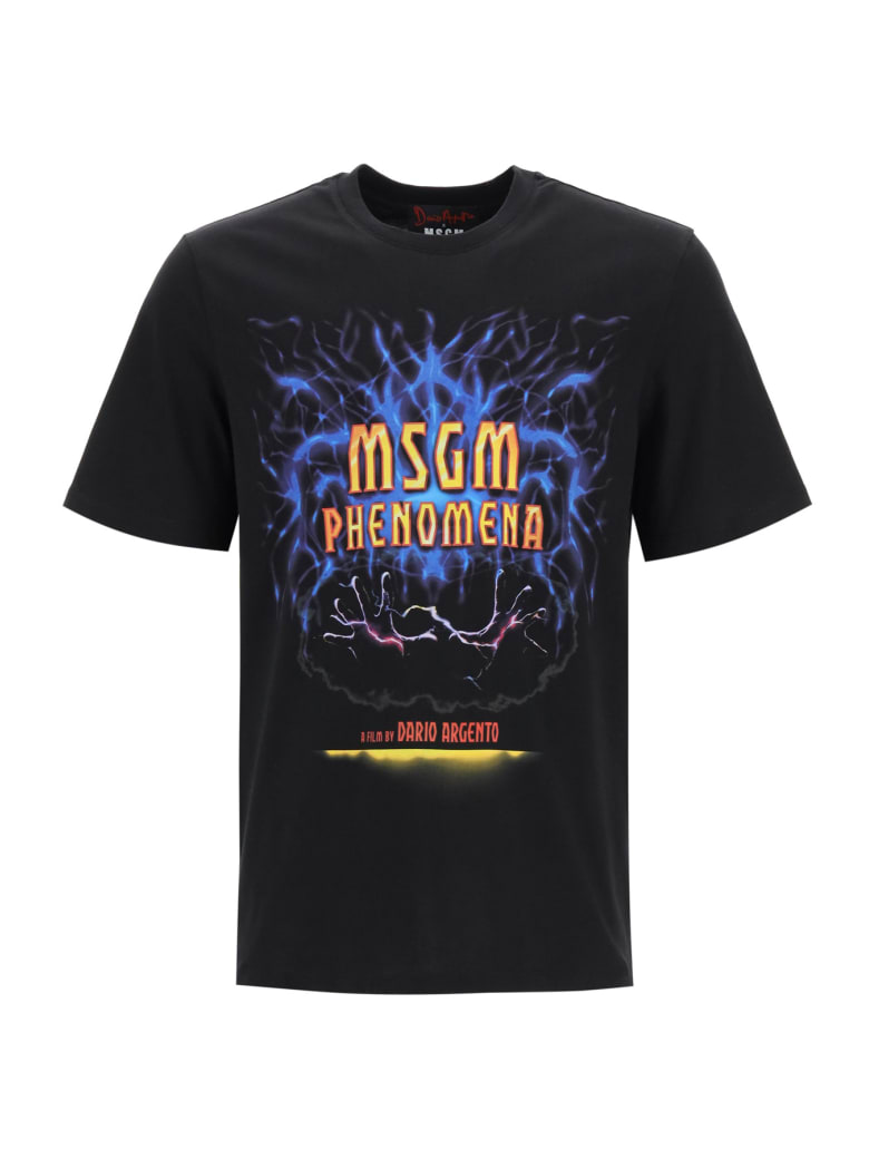 MSGM Horror Print T-shirt - NERO (Black)