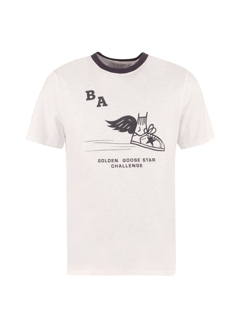 Golden Goose Adamo Cotton T-shirt - White