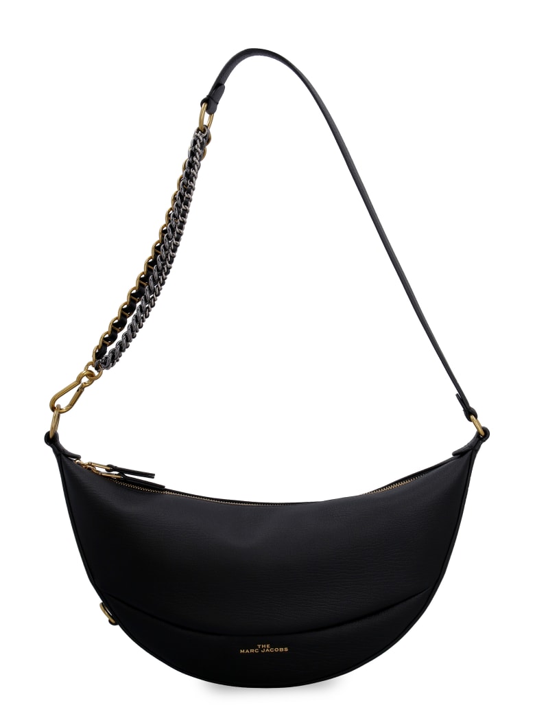 Marc Jacobs The Eclipse Leather Shoulder Bag - black