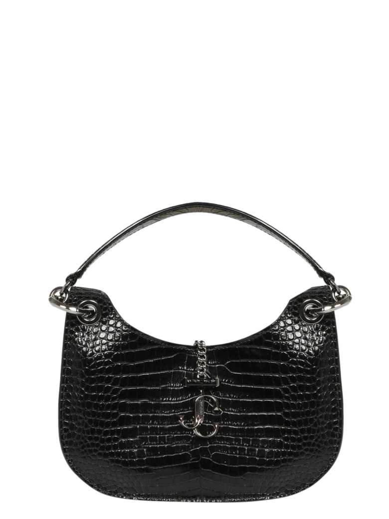 Jimmy Choo Shiny Varenne Hobo Bag - Black