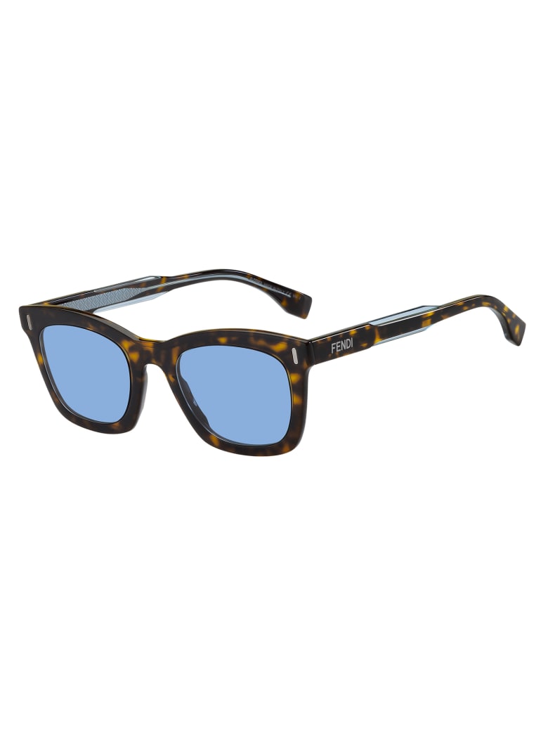 Fendi FF M0101/S Sunglasses - Ipr/ku Havana Blue