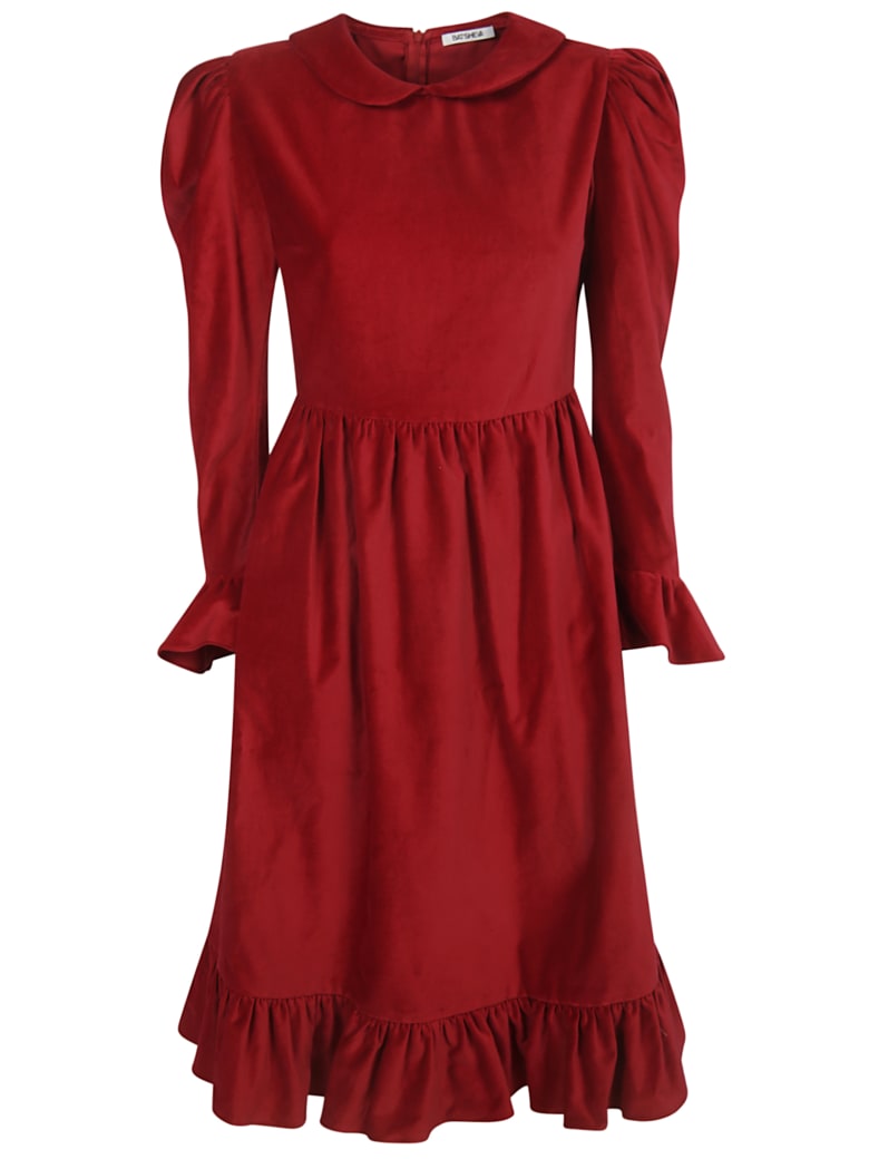 Batsheva Batsheva Ruffled Dress - Rosso - 11056838 | italist
