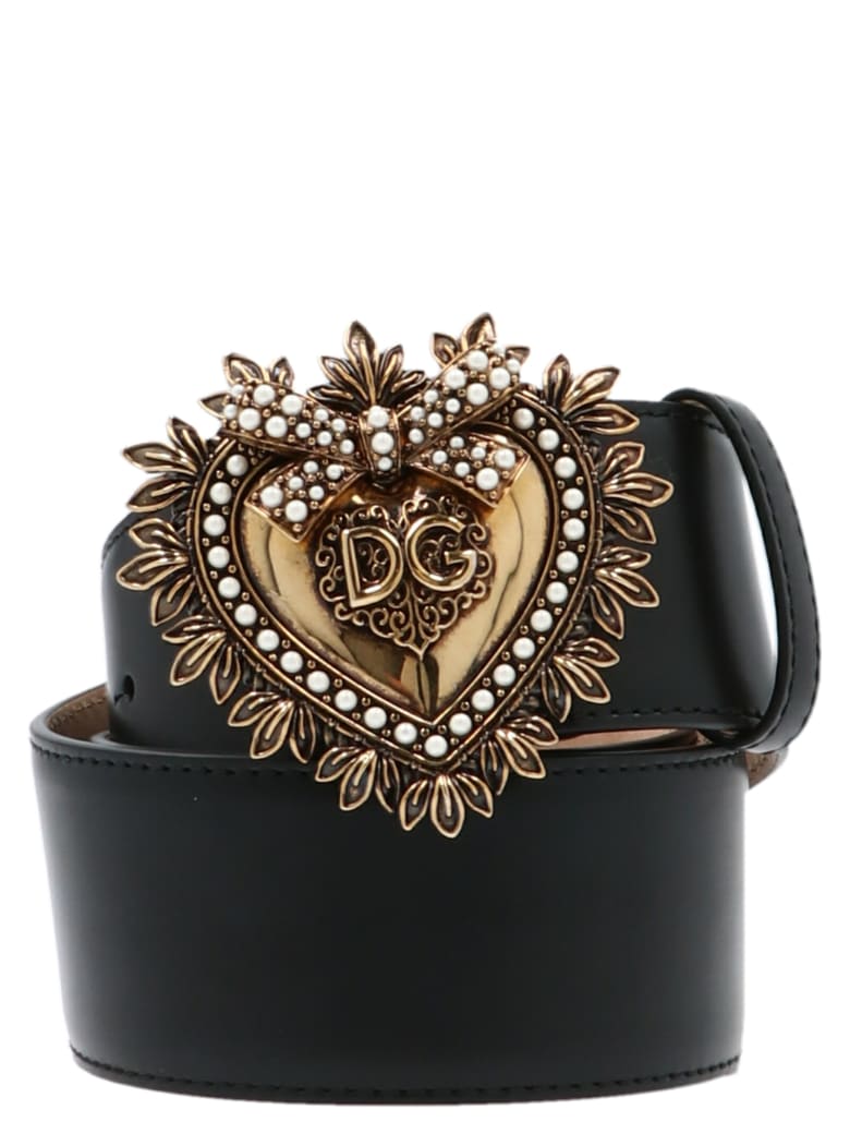 Dolce & Gabbana 'devotion' Belt - Black