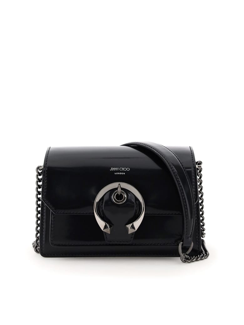 Jimmy Choo Madeline Shoulder Bag - BLACK (Black)
