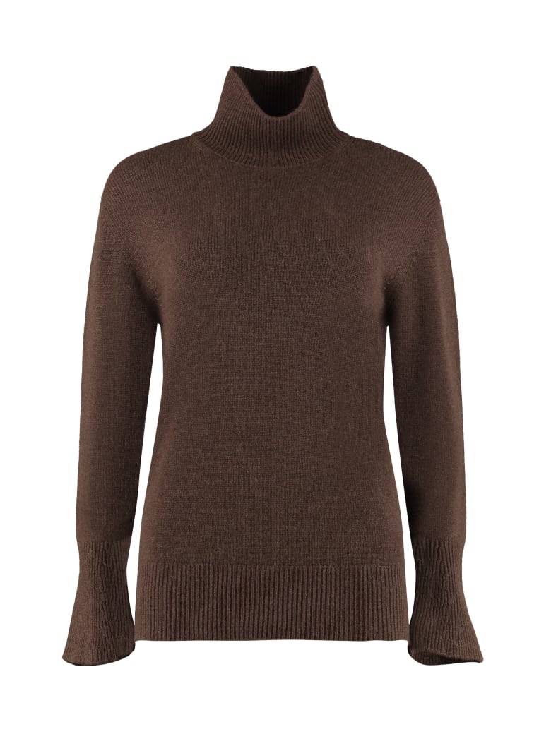 Agnona Cashmere Turtleneck Sweater - brown