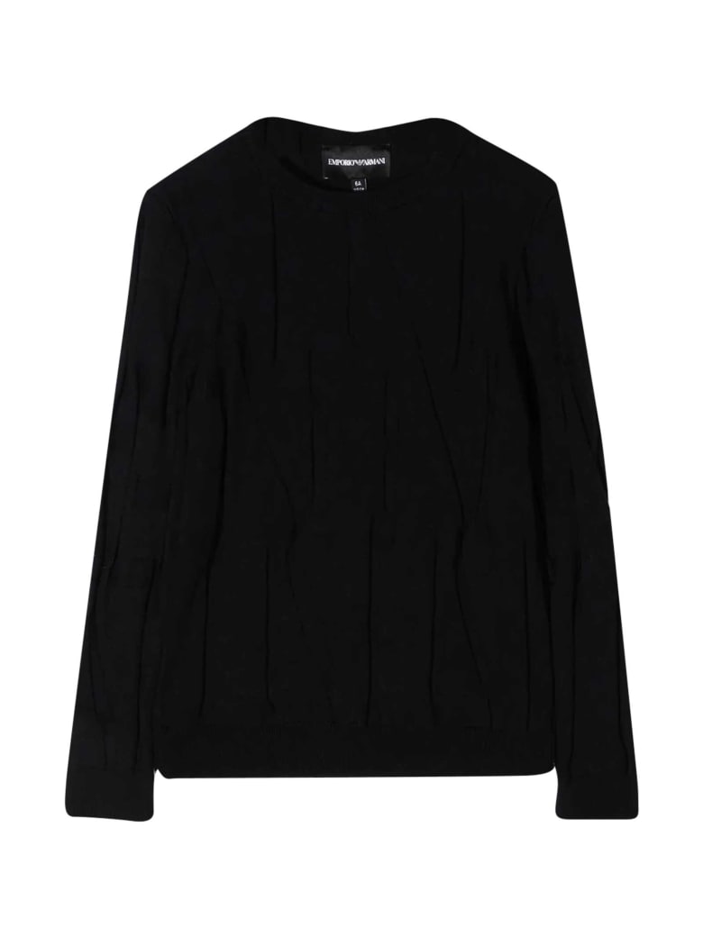 Emporio Armani Black Sweater - Nero